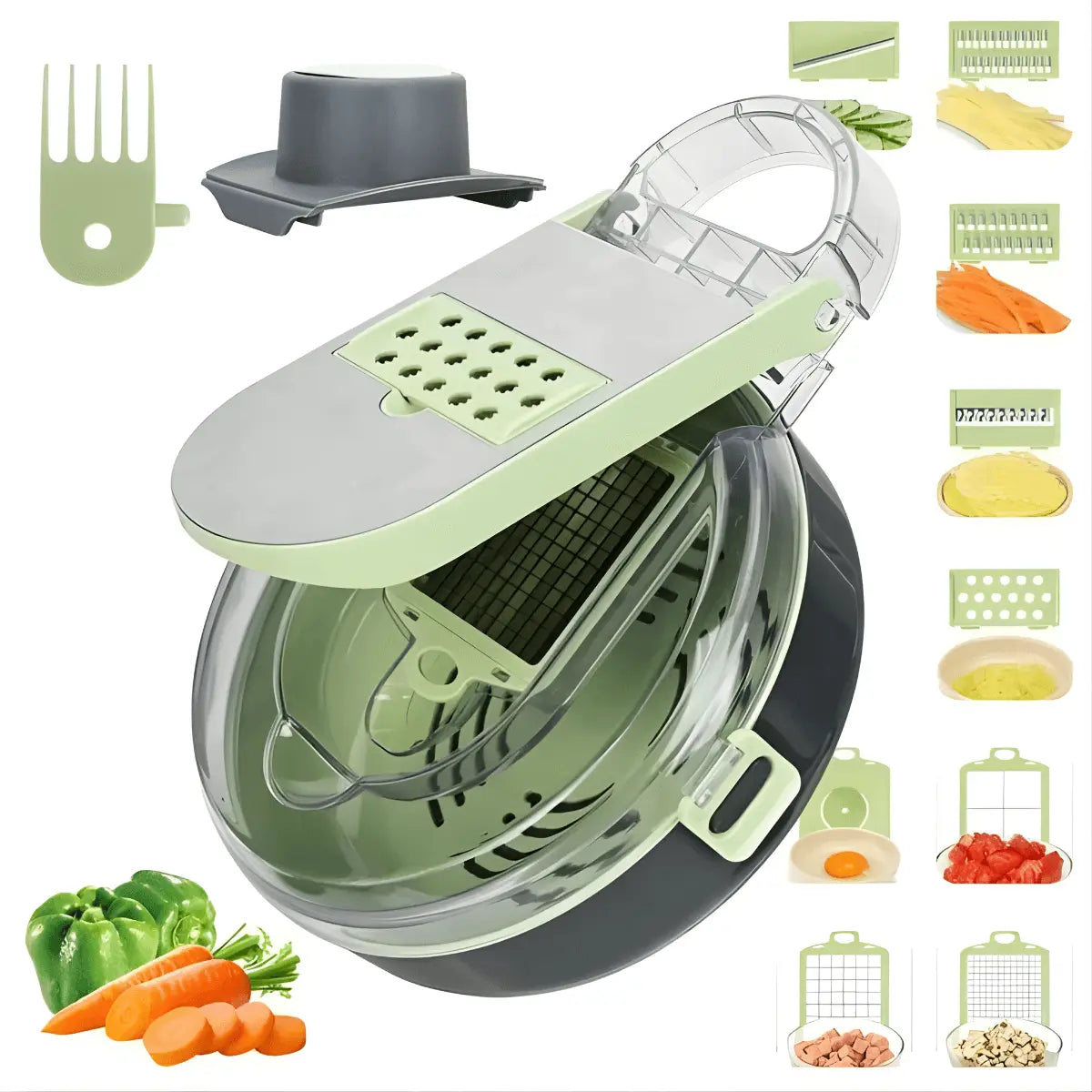 9-in-1 Multifunctional Vegetable Cutter & Slicer - Kitchen Master Gizmo Nest